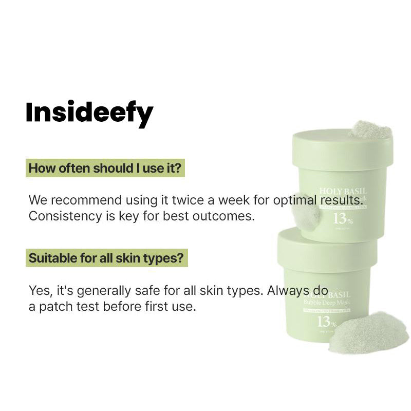 𝐙𝐯𝐨𝐞𝐯𝐨® 𝗛𝗼𝗹𝘆 𝗕𝗮𝘀𝗶𝗹 𝗕𝘂𝗯𝗯𝗹𝗲 𝗗𝗲𝗲𝗽 𝗠𝗮𝘀𝗸 𝟭𝟯% | elasticity, hydrating, firming and moisturizing | Made in 𝐊𝐨𝐫𝐞𝐚𝐧