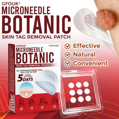 𝗚𝐹O𝙐𝙆® MicroNeedle Botanic Skin Tag Removal Patch ✅Made in USA✅ - FDA Registered Facility