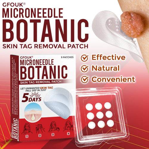 𝗚𝐹O𝙐𝙆® MicroNeedle Botanic Skin Tag Removal Patch ✅Made in USA✅ - FDA Registered Facility