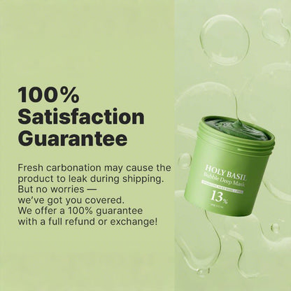 𝐙𝐯𝐨𝐞𝐯𝐨® 𝗛𝗼𝗹𝘆 𝗕𝗮𝘀𝗶𝗹 𝗕𝘂𝗯𝗯𝗹𝗲 𝗗𝗲𝗲𝗽 𝗠𝗮𝘀𝗸 𝟭𝟯% | elasticity, hydrating, firming and moisturizing | Made in 𝐊𝐨𝐫𝐞𝐚𝐧