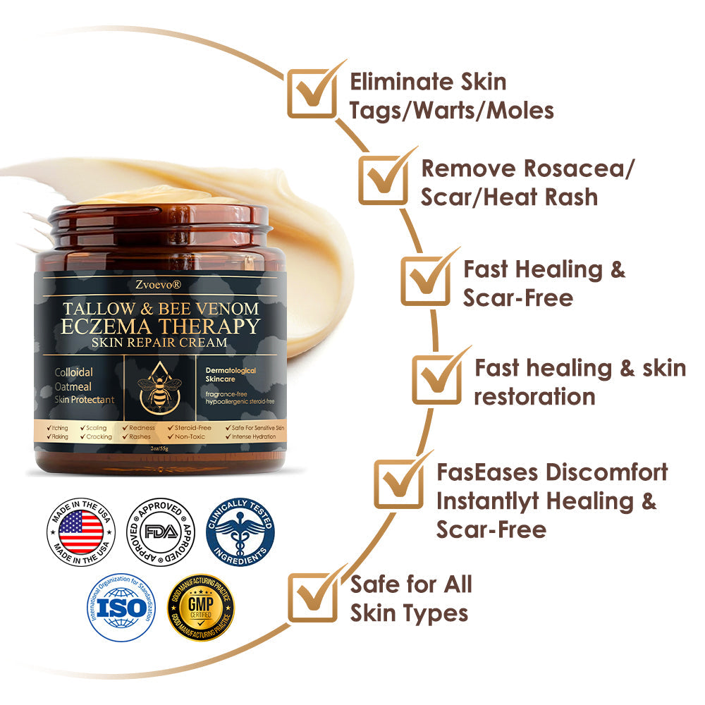 🇺🇸 𝐅𝐃𝐀 𝐎𝐟𝐟𝐢𝐜𝐢𝐚𝐥: 𝐙𝐯𝐨𝐞𝐯𝐨® 𝐓𝐚𝐥𝐥𝐨𝐰 𝐁𝐞𝐞 𝐕𝐞𝐧𝐨𝐦 𝐒𝐤𝐢𝐧 𝐑𝐞𝐬𝐭𝐨𝐫𝐚𝐭𝐢𝐨𝐧 𝐂𝐫𝐞𝐚𝐦 - 𝐀𝐧𝐭𝐢-𝐚𝐠𝐢𝐧𝐠, 𝐇𝐲𝐝𝐫𝐚𝐭𝐢𝐧𝐠, 𝐒𝐤𝐢𝐧 𝐅𝐢𝐫𝐦𝐢𝐧𝐠 & 𝐋𝐢𝐟𝐭𝐢𝐧𝐠, 𝐒𝐤𝐢𝐧 𝐑𝐞𝐩𝐚𝐢𝐫, 𝐄𝐯𝐞𝐧 𝐓𝐨𝐧𝐞, 𝐀𝐜𝐧𝐞 𝐚𝐧𝐝 𝐃𝐚𝐫𝐤 𝐒𝐩𝐨𝐭 𝐓𝐫𝐞𝐚𝐭𝐦𝐞𝐧𝐭, 𝐖𝐚𝐫𝐭 𝐚𝐧𝐝 𝐌𝐨𝐥𝐞 𝐑𝐞𝐦𝐨𝐯𝐚𝐥, 𝐚𝐧𝐝 𝐏𝐬𝐨𝐫𝐢𝐚𝐬𝐢𝐬 𝐑𝐞𝐥𝐢𝐞𝐟.